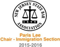 New Jersey State Bar Association: Paris Lee, Chair - Immigration Section 2015–2016