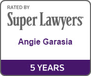 Rated By Super Lawyers | Angie Garasia | 5 Years