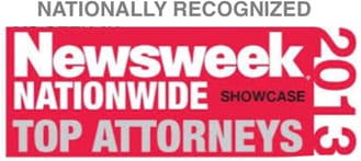 Newsweek Nationwide Showcase: Top Attorneys 2013, Nationally Recognized